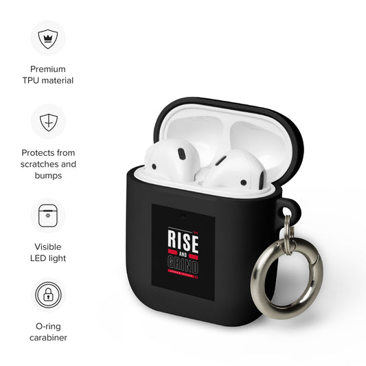 RISE AND GRIND AirPods case