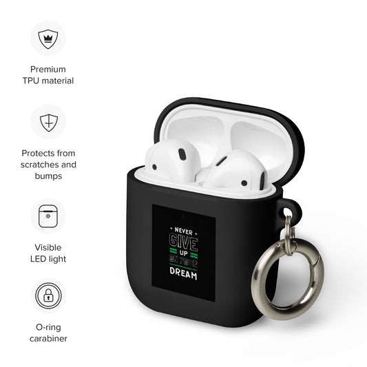 NEVER GIVE UP AirPods case