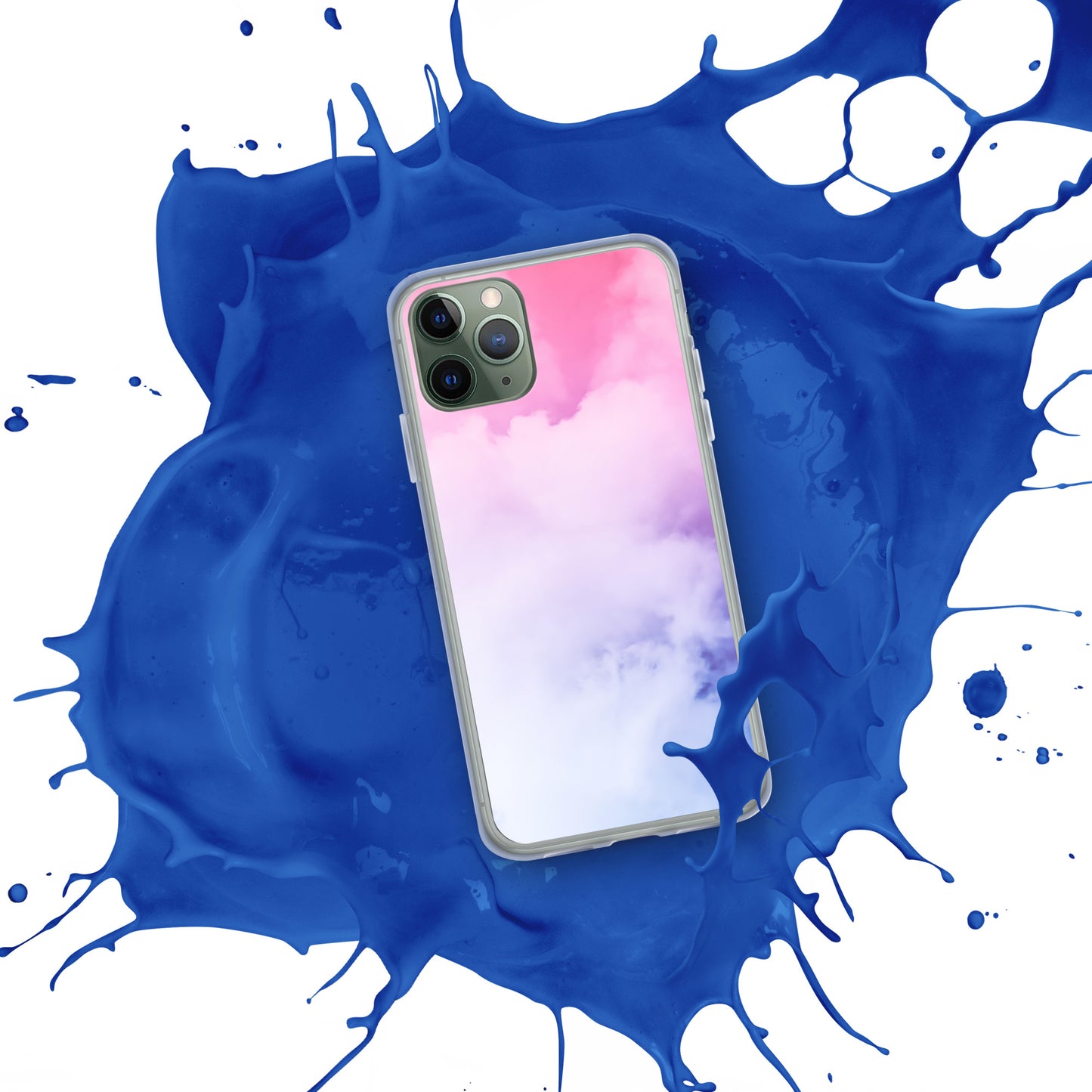 PINK & BLUE SKY iPhone Case