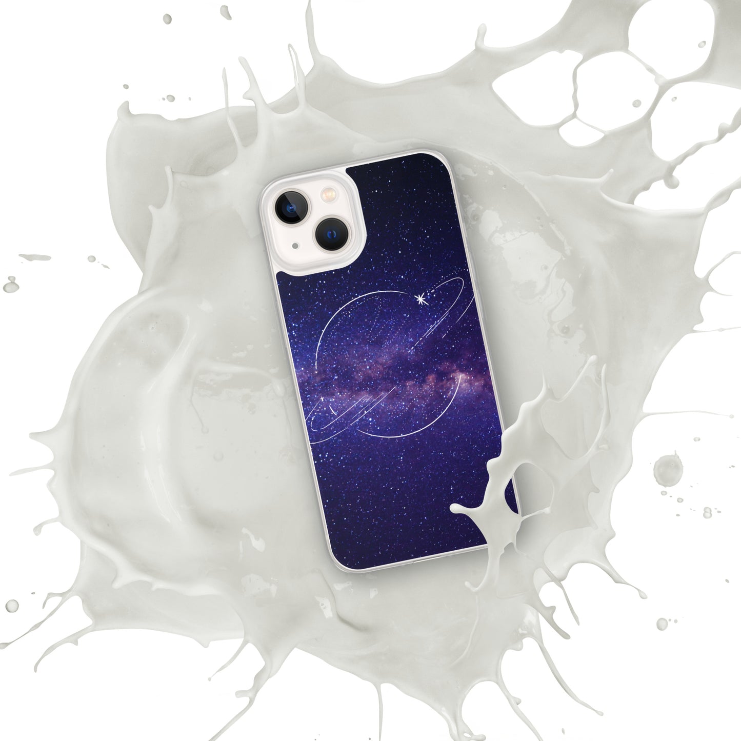 SPACE STARRY BLUE iPhone Case