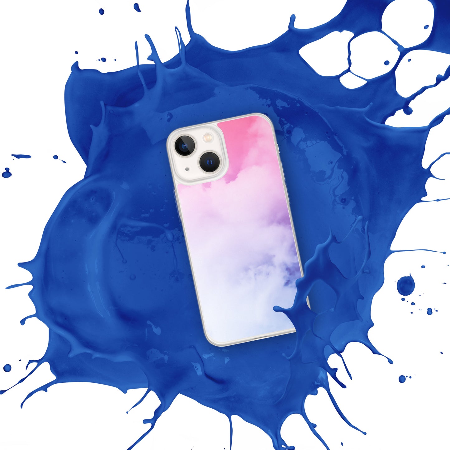 PINK & BLUE SKY iPhone Case