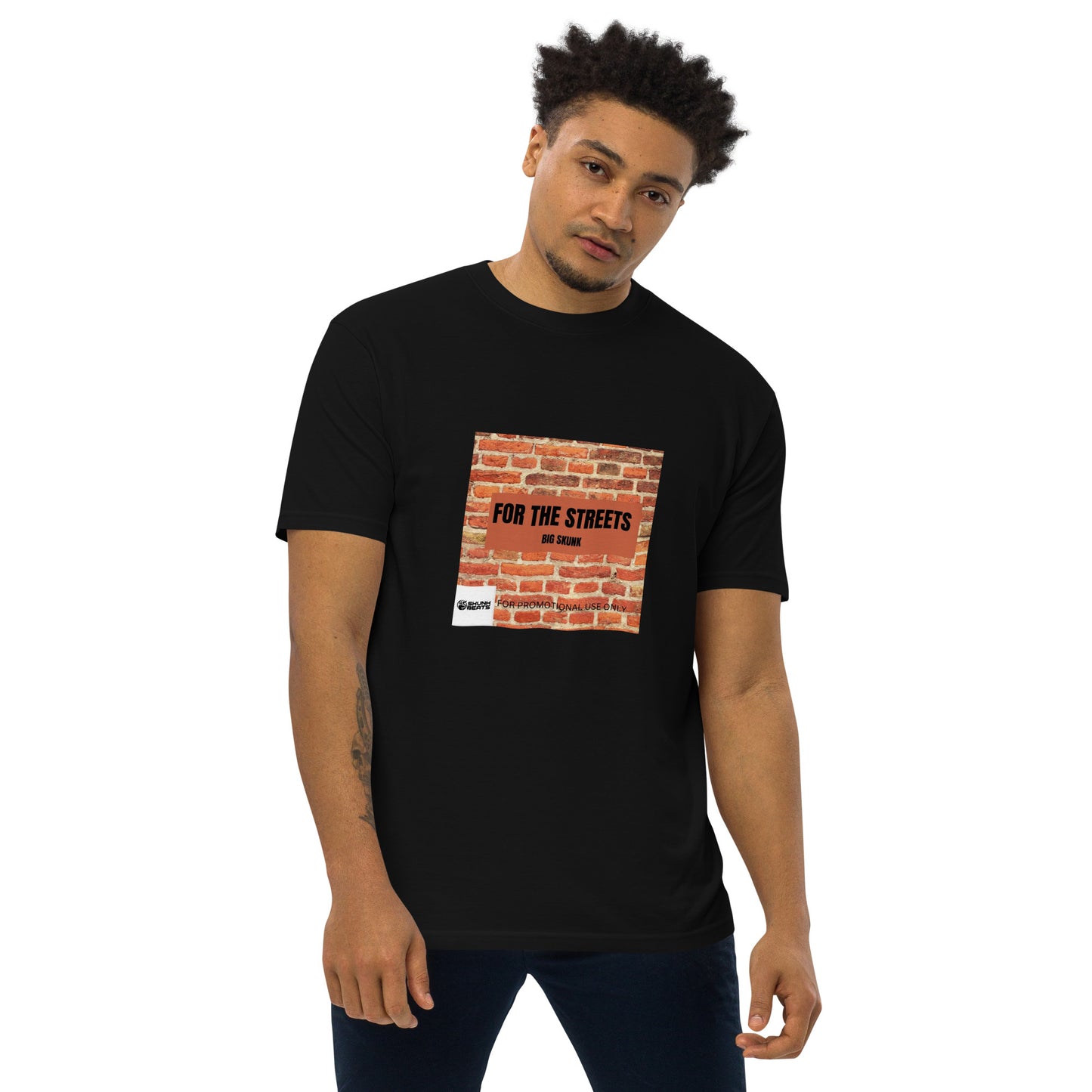 FOR THE STREETS Men’s premium heavyweight tee