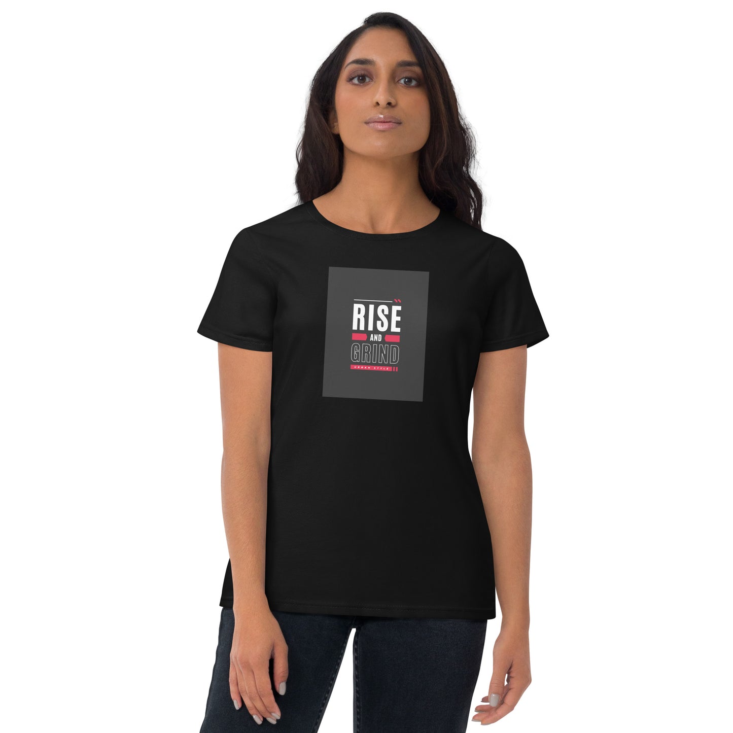 RISE AND GRIND Women's short sleeve t-shirt