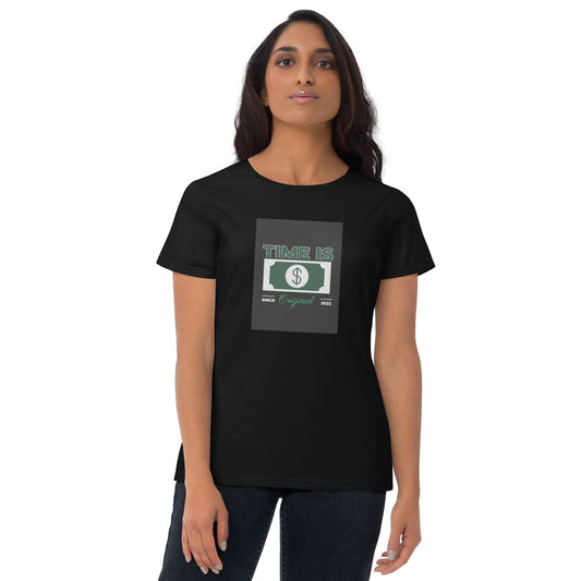 TIME IS MONEY Women's short sleeve t-shirt